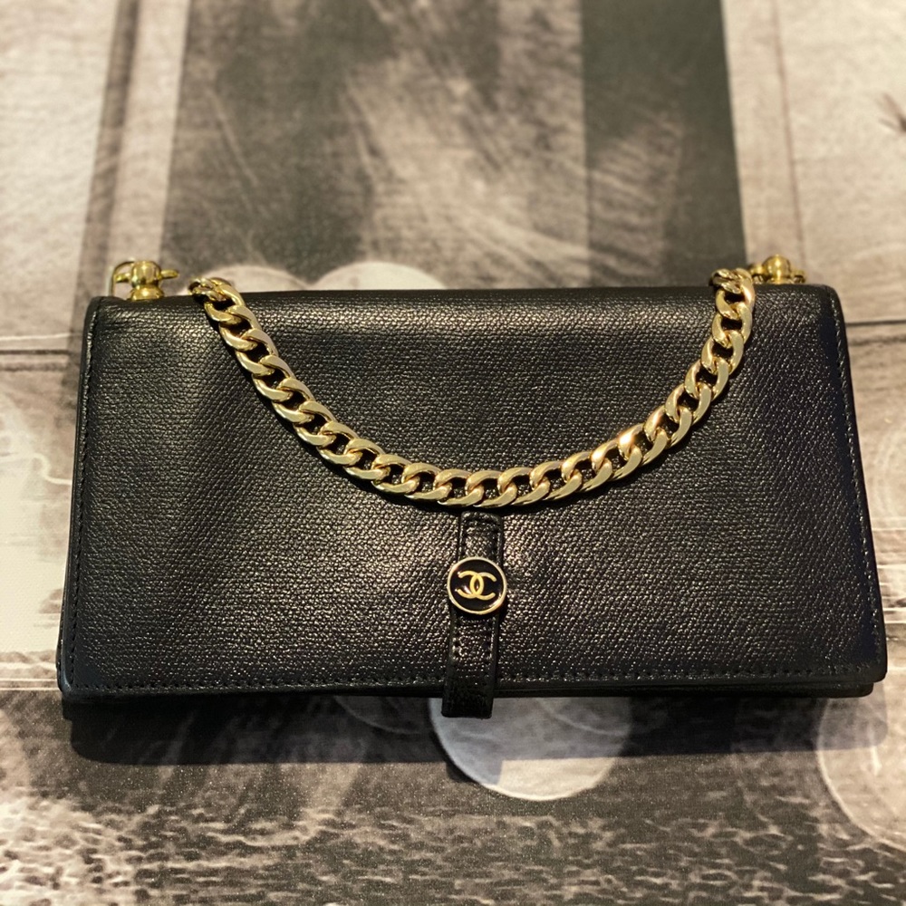 Chanel Long Wallet on Chain / WOC Crossbody 🖤